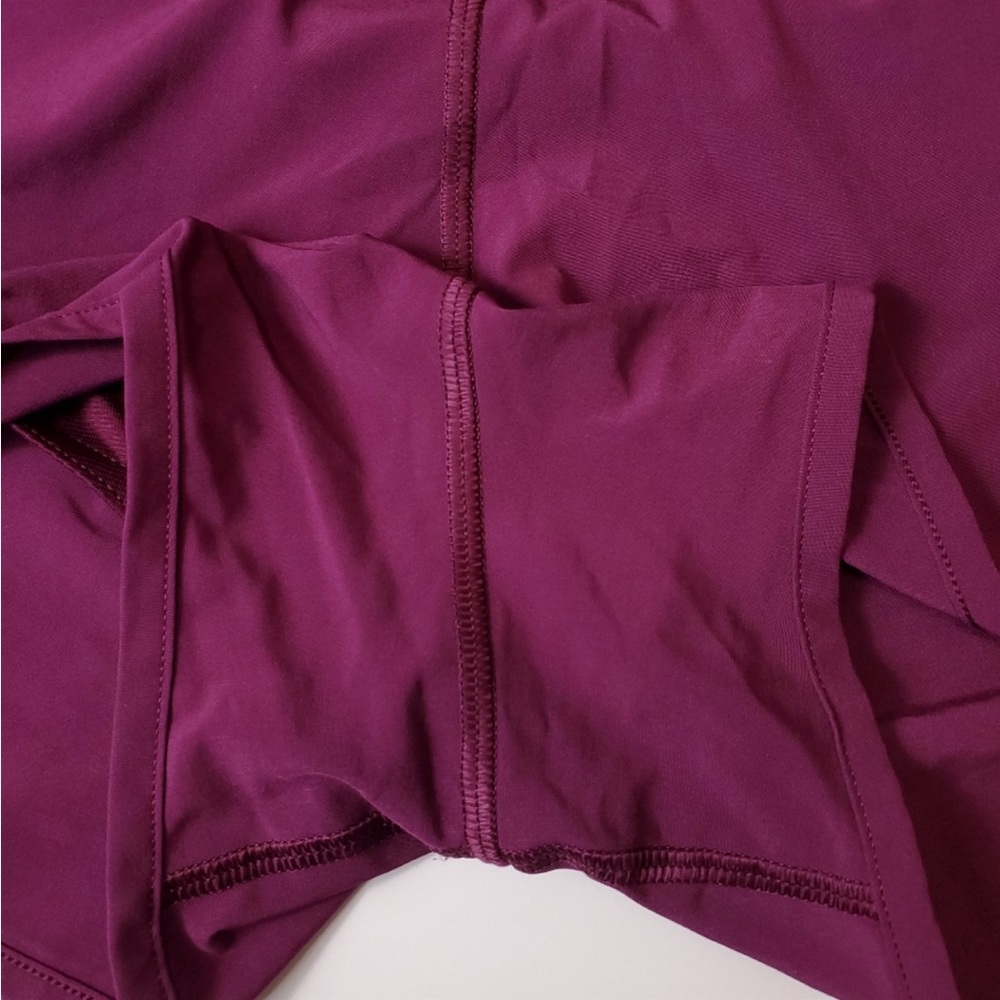 Lululemon Speed Shorts Four Way Stretch Marvel Maroon Size 6